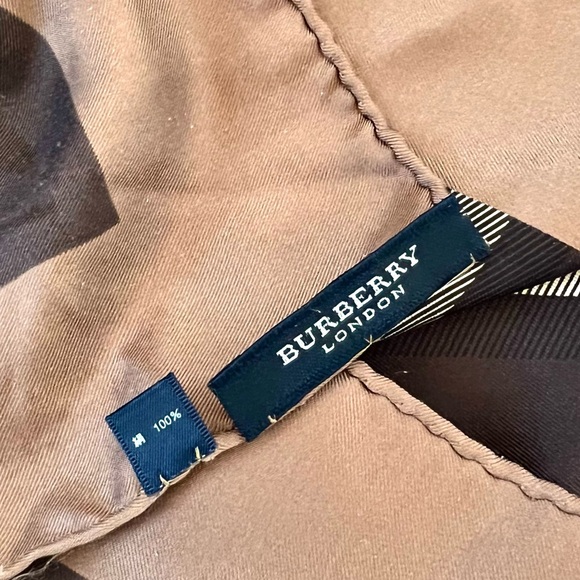 Burberry Silk Scarf - Picture 3 of 3